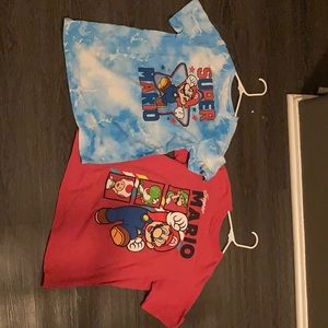 Super Mario and super Mario brothers t-shirt bundle